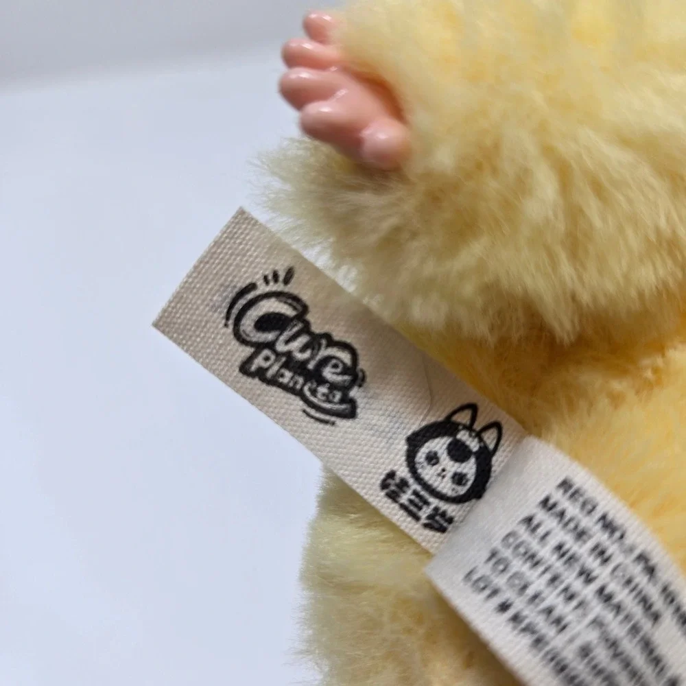 Baby Three Chick Costume Plush Keychain Duck Yellow Blind Box Art Toy Charm